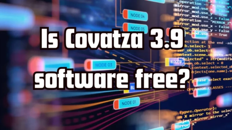 Is Covatza3.9 Software Free